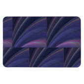 Magnet Flexible Vagues de sable douces violettes (Horizontal)