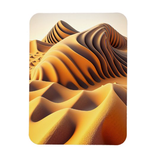 Magnet Flexible Vagues d'Or (Vertical)