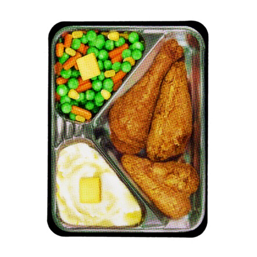 Magnet Flexible Vainqueur du dîner de poulet (Vertical)