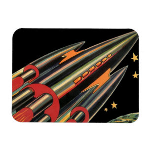 Magnet Flexible Vaisseau spatial de science-fiction vintage par Sp