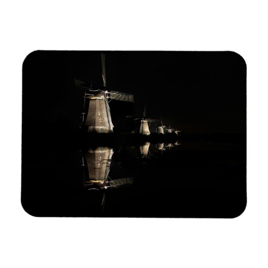 Magnet Flexible Vaisseaux éclairés à aimant rectangulaire de nuit (Horizontal)