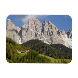 Magnet Flexible Val di Funes, vallée de Villnöss, Dolomites, Itali