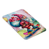 Magnet Flexible Valentine Gnome Bonne Valentines (Côté Droit)