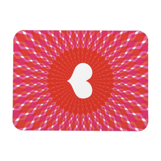 Magnet Flexible Valentine Heart Pop (Horizontal)