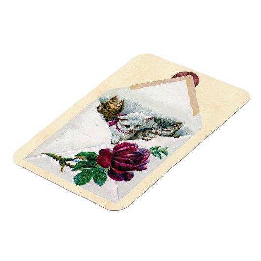 Magnet Flexible Valentine Kittens (Côté Gauche)