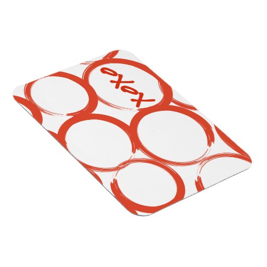 Magnet Flexible Valentine peint XOXO (Côté Droit)