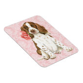 Magnet Flexible Valentine Rose Anglais Springer (Côté Droit)