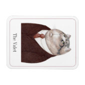 Magnet Flexible VALET CAT 3x4 Aimant flexible + Texte II (Horizontal)