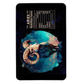 Magnet Flexible Valeur Nutritive Sur Le Thème Du Bélier (Vertical)