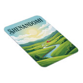 Magnet Flexible Vallée de Shenandoah (Côté Droit)