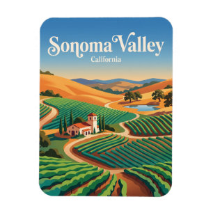 Magnet Flexible Vallée de Sonoma Californie