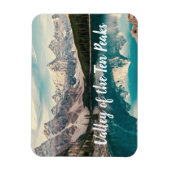 Magnet Flexible Vallée des Dix Pics, Banff stylisé (Vertical)