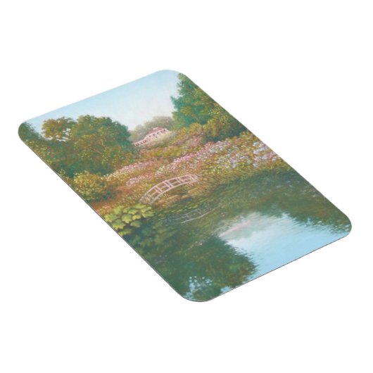 Magnet Flexible Vallée d'Hydrangea, Trebah Cornwall (Côté Droit)