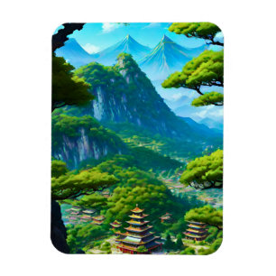 Magnet Flexible Vallée du palais chinois