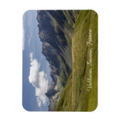Magnet Flexible Valloire Mountains Summer Landscape, France (Vertical)