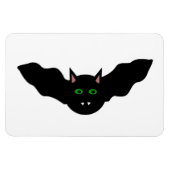 Magnet Flexible Vampire chat face chauve Halloween aimant (Horizontal)