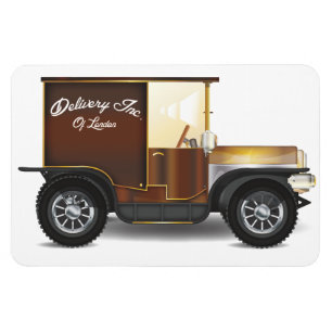 Magnet Flexible Van de livraison vintage