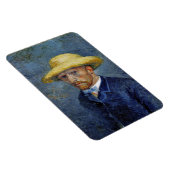Magnet Flexible Van Gogh - Autoportrait avec Casquette paille (Côté Droit)