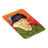 Magnet Flexible Van Gogh - Autoportrait avec oreille et tuyau en b (Côté Droit)
