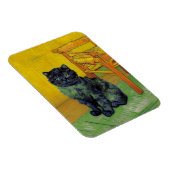 Magnet Flexible Van Gogh Black Cat (Côté Droit)