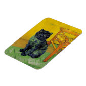 Magnet Flexible Van Gogh Black Cat (Côté Gauche)