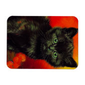 Magnet Flexible Van Gogh Black Kitten (Horizontal)