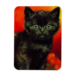 Magnet Flexible Van Gogh Black Kitten