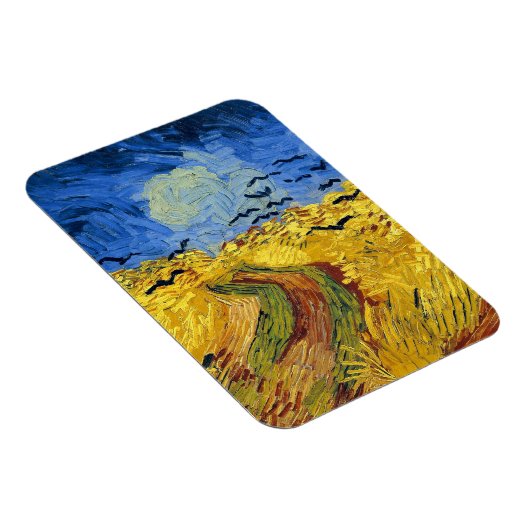 Magnet Flexible Van Gogh Blé Fields Impressionnisme célèbre (Côté Droit)