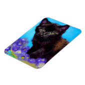 Magnet Flexible Van Gogh Chat et fleurs (Côté Gauche)