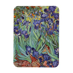 Magnet Flexible Van Gogh Irises Peinture impressionniste