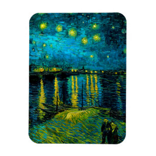 Magnet Flexible Van Gogh Nuit étoilée sur le Rhône