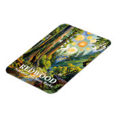 Magnet Flexible Van Gogh Redwood National Park Hiking Trail Modern (Côté Gauche)