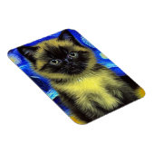 Magnet Flexible Van Gogh Starry Nuit Siamese Cat (Côté Droit)