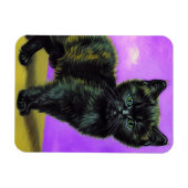 Magnet Flexible Van Gogh Style Cat (Horizontal)