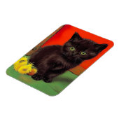 Magnet Flexible Van Gogh Style Chat noir (Côté Gauche)