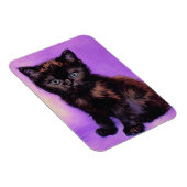 Magnet Flexible Van Gogh Style Chat pourpre (Côté Droit)