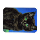 Magnet Flexible Van Gogh Style Kitten noir (Horizontal)