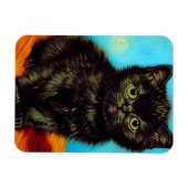 Magnet Flexible Van Gogh Style Pouting Kitten (Horizontal)