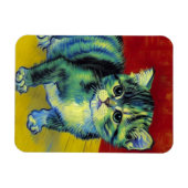 Magnet Flexible Van Gogh Tabby Cat (Horizontal)