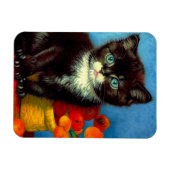 Magnet Flexible Van Gogh Tuxedo Cat (Horizontal)