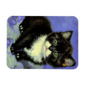Magnet Flexible Van Gogh Tuxedo Kitten (Horizontal)