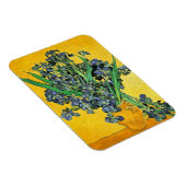 Magnet Flexible Van Gogh - Vase avec Irises Arrière - plan jaune (Côté Droit)