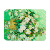 Magnet Flexible Van Gogh White Roses (Horizontal)