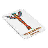 Magnet Flexible Vancouver (C.-B.) Canada - Totem Pole (Côté Droit)