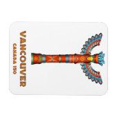 Magnet Flexible Vancouver (C.-B.) Canada - Totem Pole (Horizontal)
