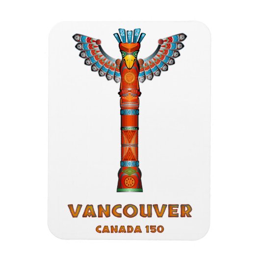 Magnet Flexible Vancouver (C.-B.) Canada - Totem Pole (Vertical)