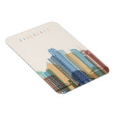 Magnet Flexible Vancouver, Canada | Ville Skyline (Côté Droit)