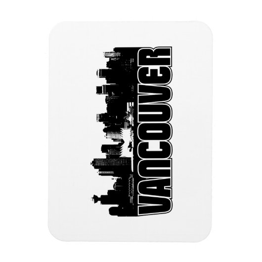 Magnet Flexible Vancouver Skyline (Vertical)