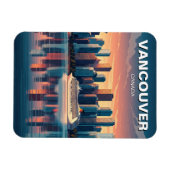 Magnet Flexible Vancouver Skyline Canada Travel (Horizontal)