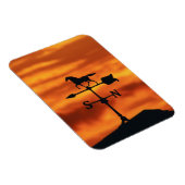Magnet Flexible Vanne météorologique au coucher du soleil (Côté Droit)